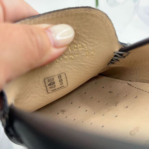 Ecco Men's Classic Moc Loafer Size 40 6 Driving Shoe Black Leather Slip On Comfy - Picture 11 of 14